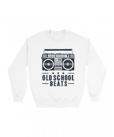 Music Life Sweatshirt | Old School Beats Sweatshirt $16.49 Sweatshirts