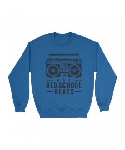 Music Life Sweatshirt | Old School Beats Sweatshirt $16.49 Sweatshirts