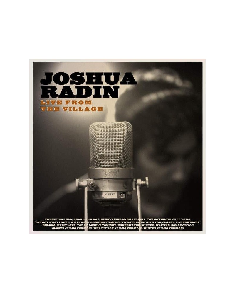 Joshua Radin Live From The Village CD (Deluxe) $13.32 CD