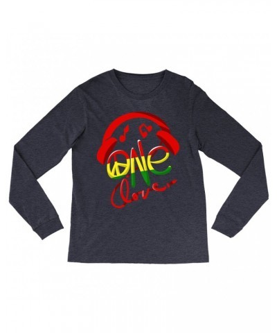 Music Life Heather Long Sleeve Shirt | One Love Shirt $8.38 Shirts