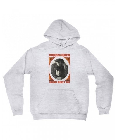 Sonny & Cher Hoodie | Baby Don't Go Rust Frame Image Distressed Hoodie $6.04 Sweatshirts