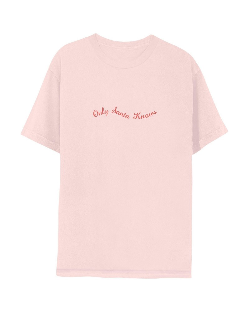 Delta Goodrem Only Santa Knows Tee - Pink $7.03 Shirts