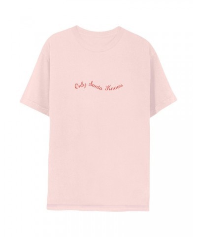 Delta Goodrem Only Santa Knows Tee - Pink $7.03 Shirts