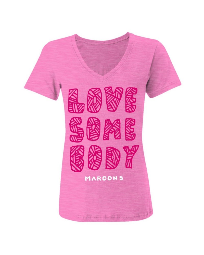 Maroon 5 Love Somebody Women's V-Neck Tee* $9.63 Shirts