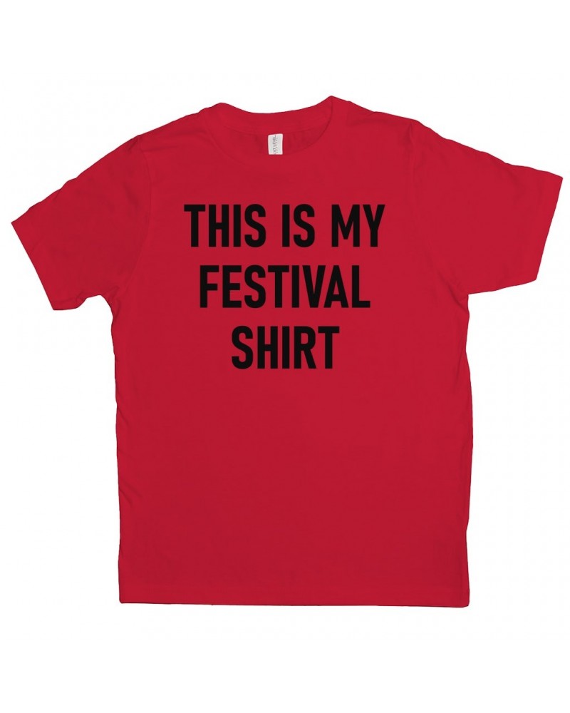 Music Life Kids T-shirt | This Is My Festival Kids Tee $1.15 Kids