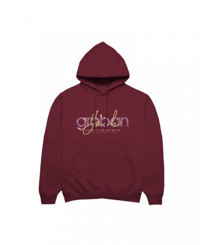 Josh Groban Maroon Livestream Hoodie $10.12 Sweatshirts