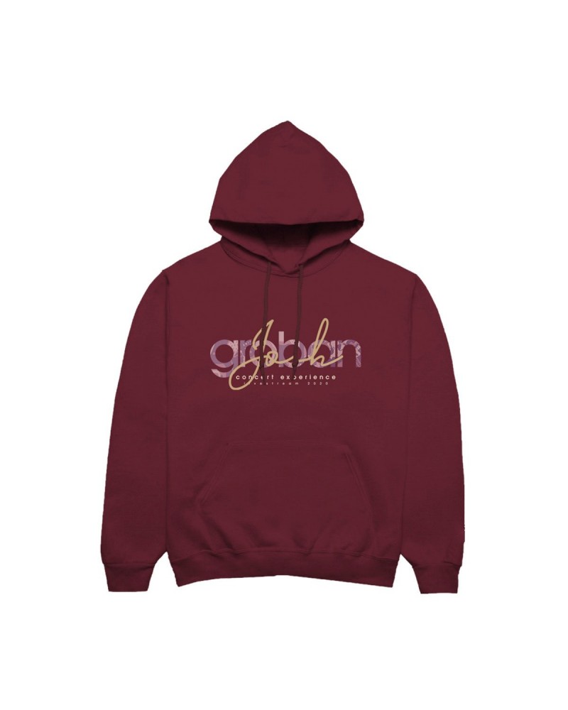 Josh Groban Maroon Livestream Hoodie $10.12 Sweatshirts