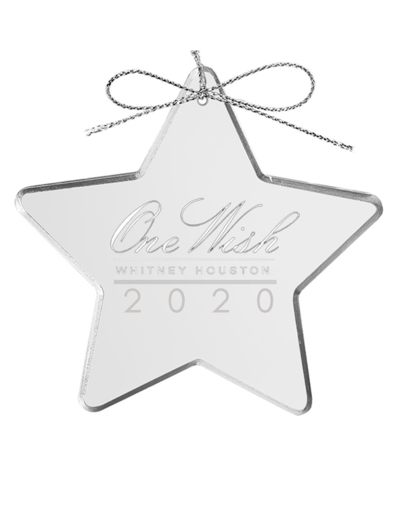 Whitney Houston One Wish 2020 Glass Ornament $25.47 Decor