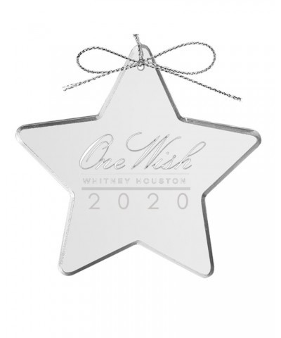 Whitney Houston One Wish 2020 Glass Ornament $25.47 Decor