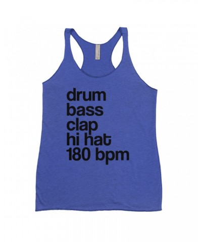 Music Life Colorful Racerback Tank | Drum Bass Clap Tank Top $4.86 Shirts