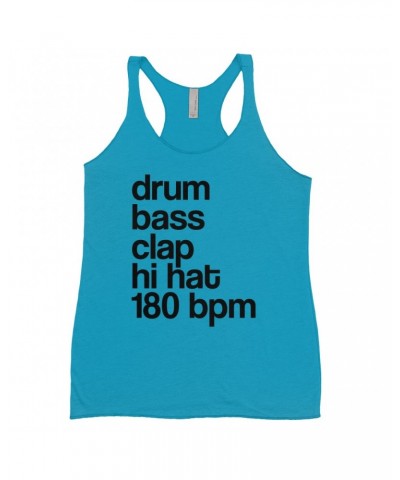 Music Life Colorful Racerback Tank | Drum Bass Clap Tank Top $4.86 Shirts