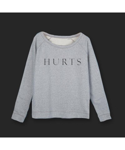 Hurts GIRLS EMBROIDERED LOGO GREY SWEATSHIRT $5.20 Sweatshirts