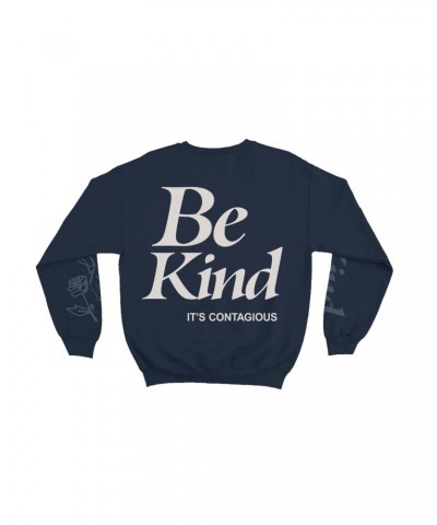 Harry Hudson BE KIND CREWNECK NAVY $6.82 Sweatshirts